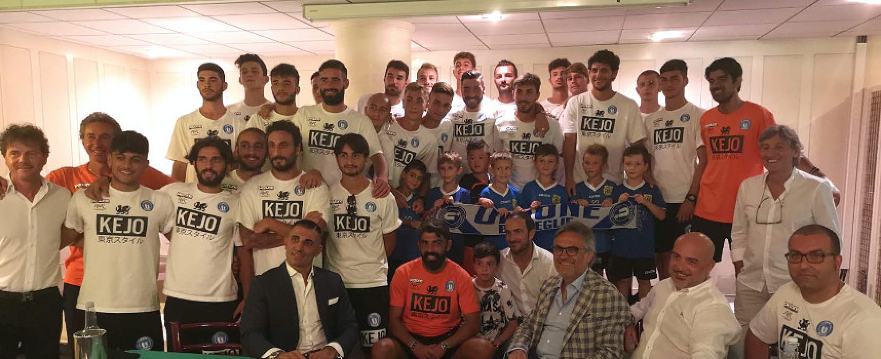 Unione Calcio, l’amichevole con il Bari ha preceduto la conferenza stampa di presentazione