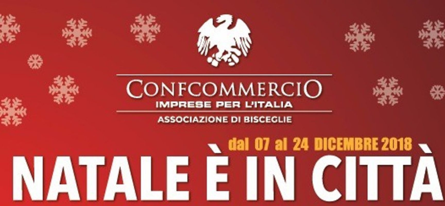 “A Bisceglie il Natale è in città”, ecco il programma delle iniziative natalizie di Confcommercio