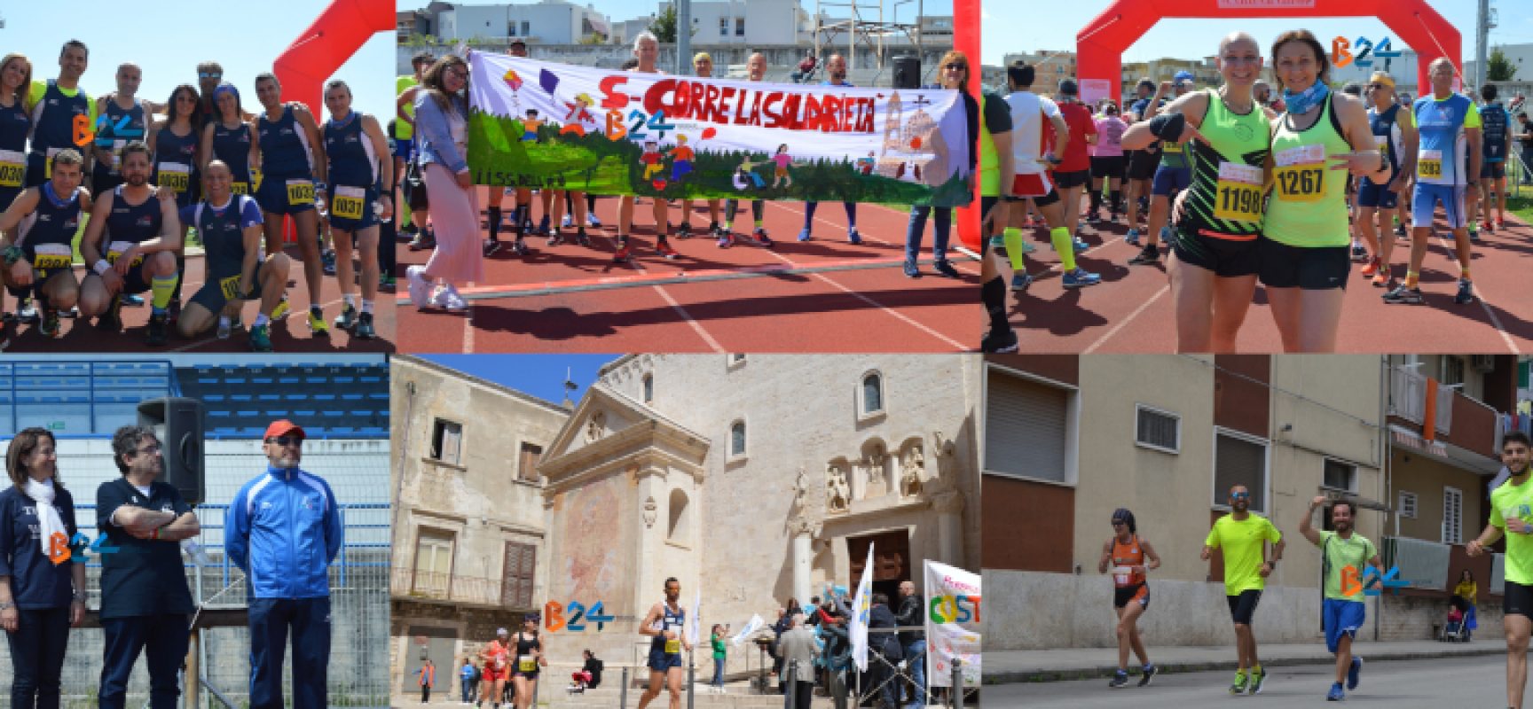 Maratona delle Cattedrali, running, benessere e solidarietà colorano Bisceglie / FOTO