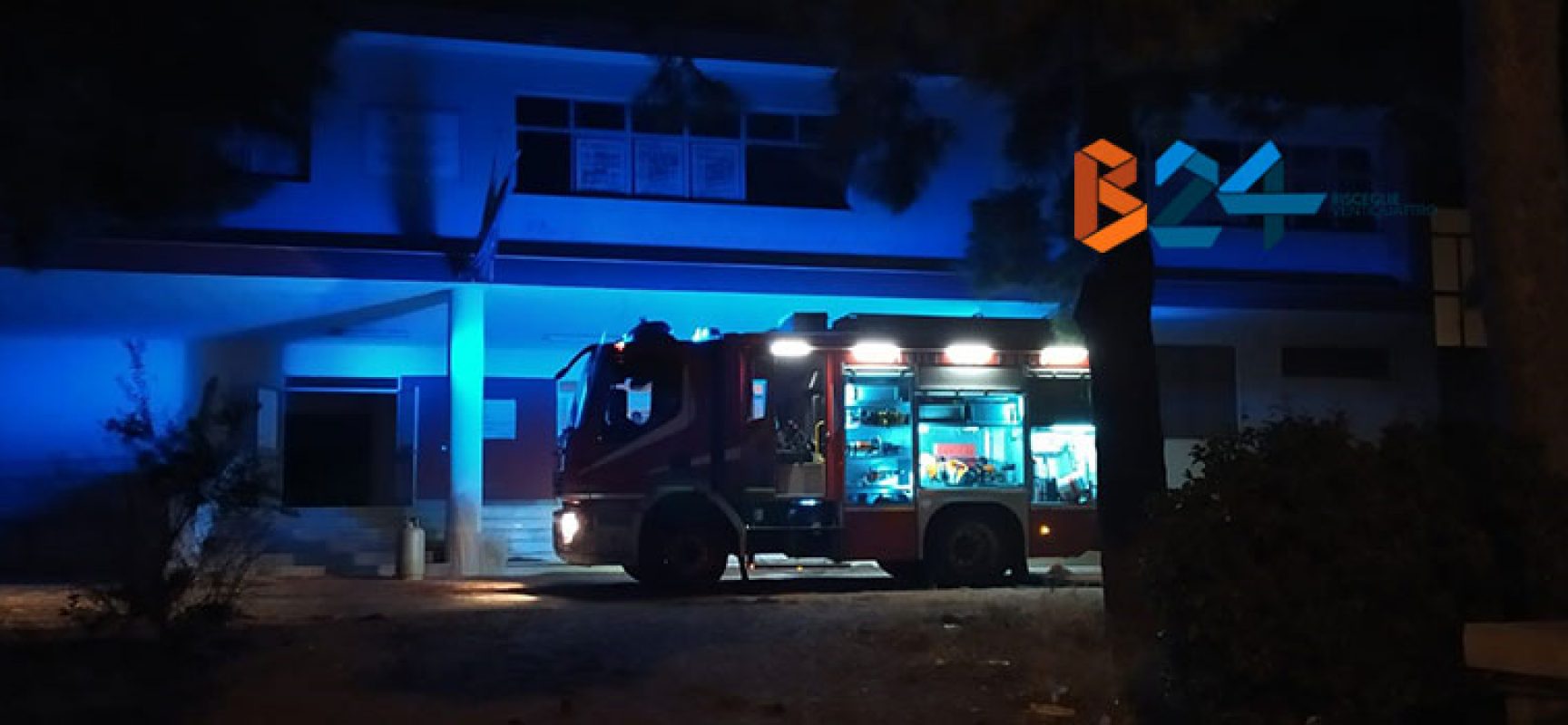 Incendio all’Istituto Superiore “Sergio Cosmai”