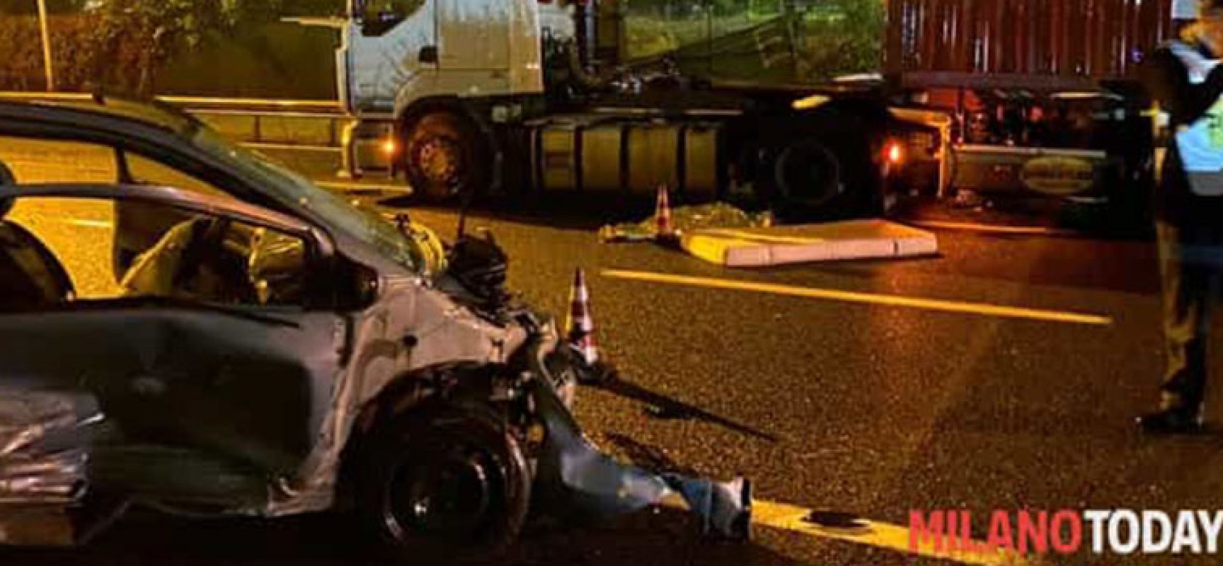 Tragico incidente sulla tangenziale di Milano, morta 36enne biscegliese
