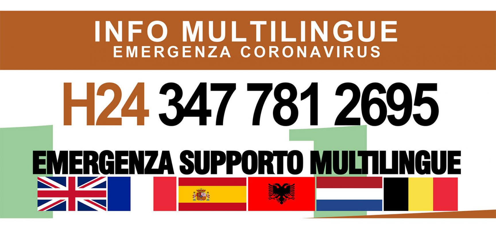 Emergenza Coronavirus, attivato a Bisceglie il supporto multilingue