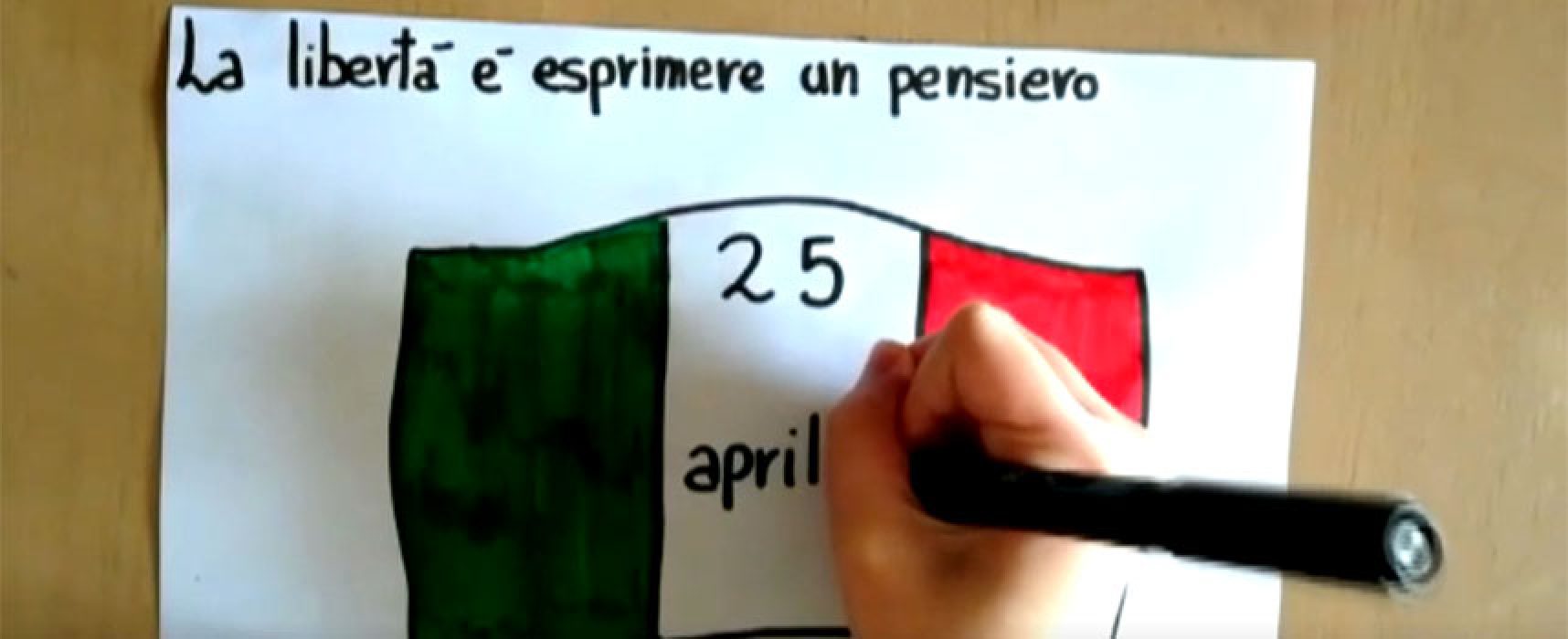Anniversario Liberazione, Sindaco Angarano invia VIDEO a studenti scuole elementari e medie