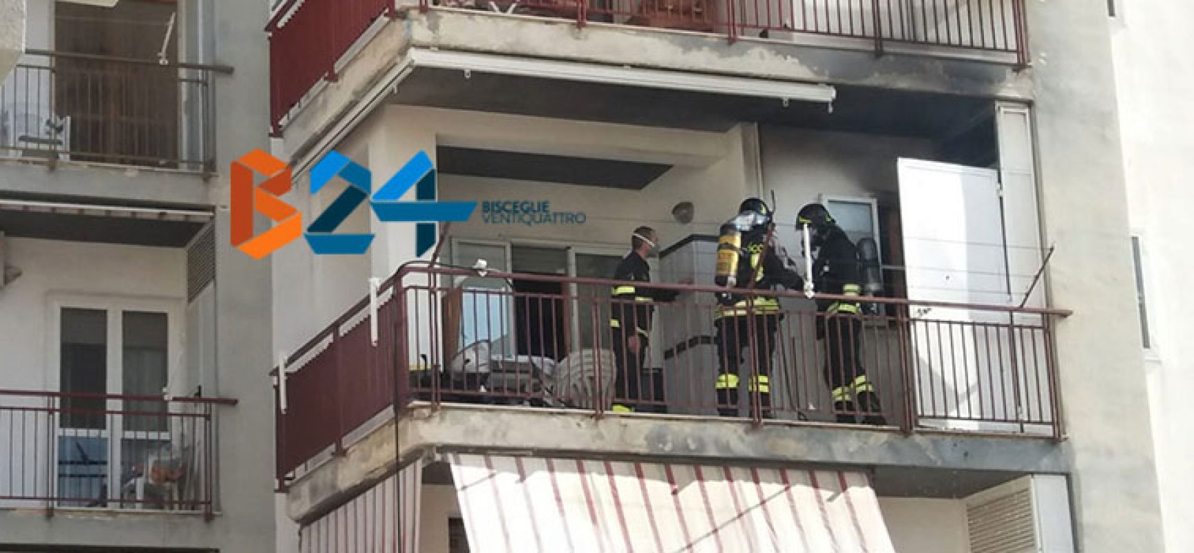 Incendio in zona Cittadella, sgomberato momentanemente lo stabile