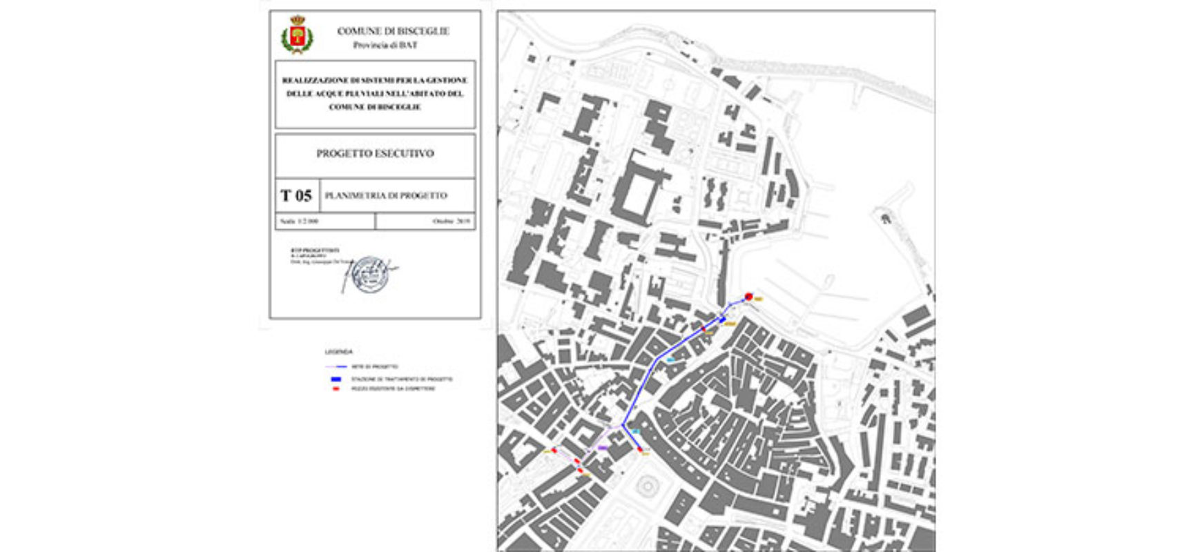 Aggiudicato appalto realizzazione sistemi per gestione acque pluviali