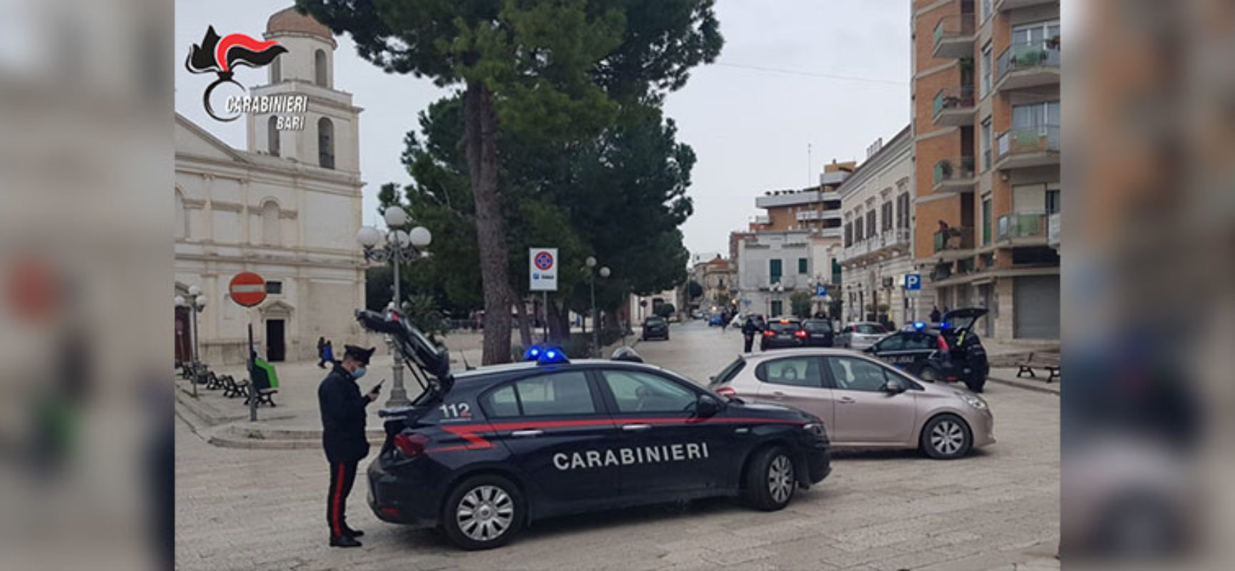 BAT: controlli dei carabinieri nel primo week end di zona rossa