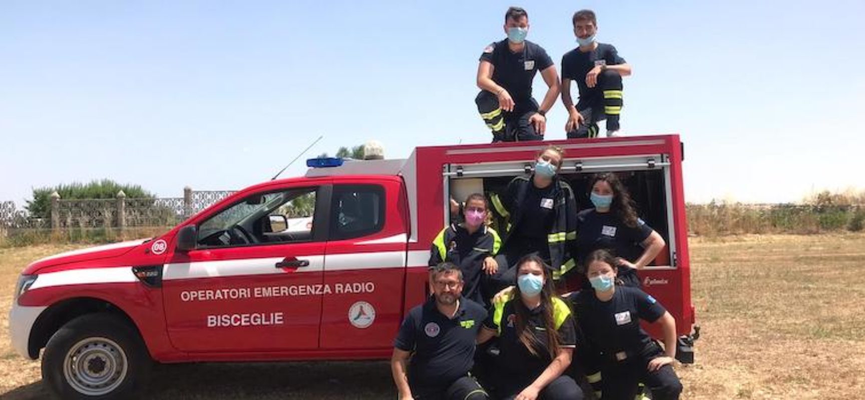 Operatori emergenza radio Bisceglie abilitati al corso Anti Incendio Boschivo / FOTO