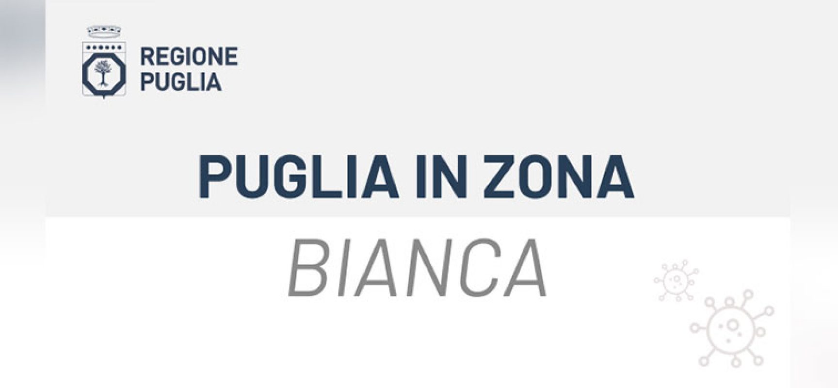 Covid: Puglia al di sotto delle soglie, resta in zona bianca