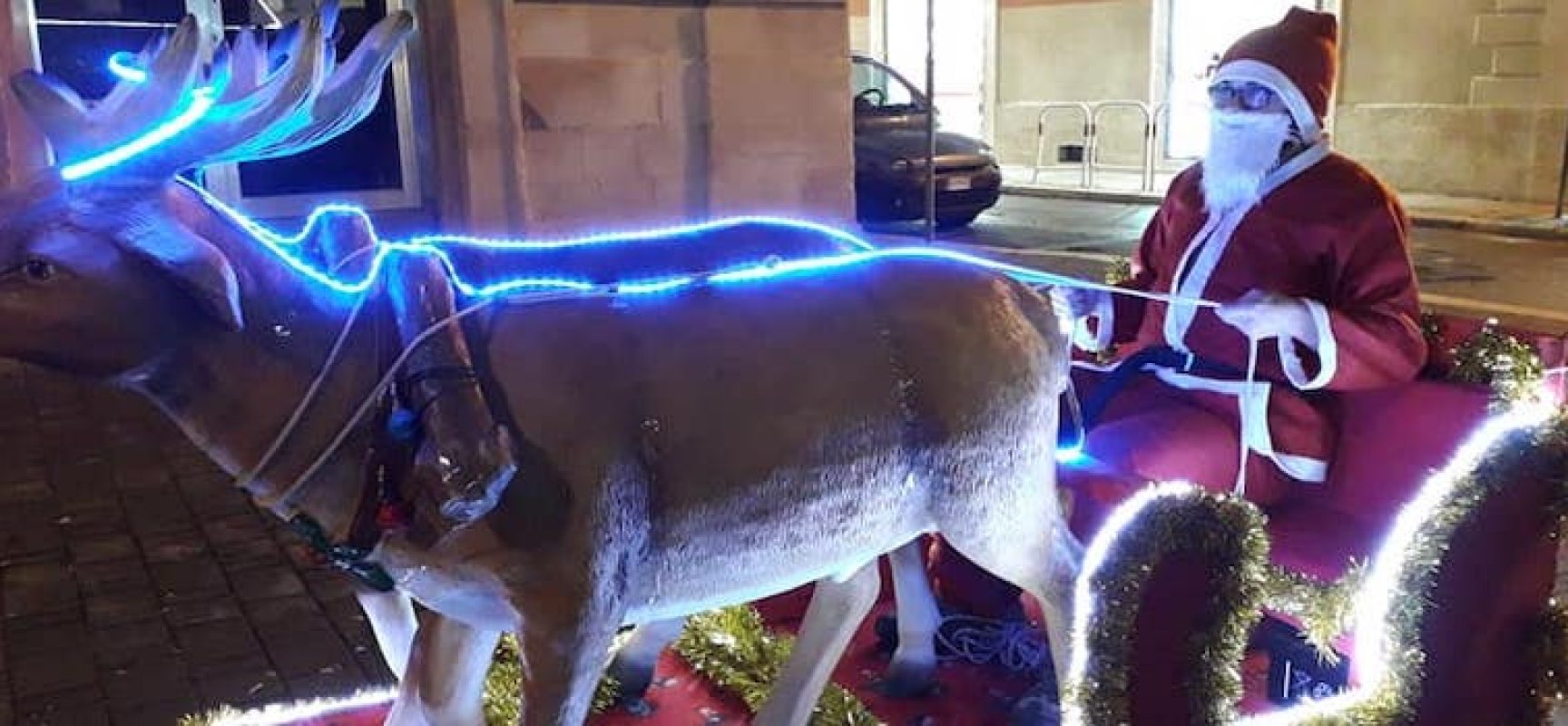 Borgo del Natale, la “Slitta di Babbo Natale” aspetta i bambini nel centro storico