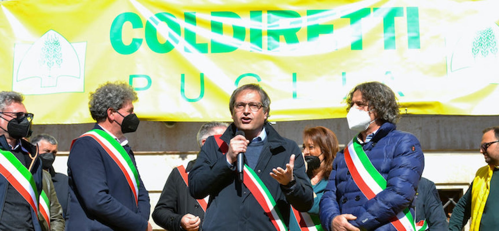 Rincari, anche il sindaco Angarano a Bari alla manifestazione di Coldiretti