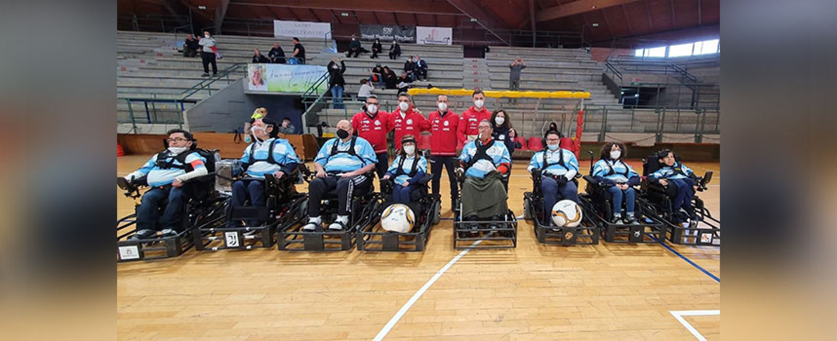 Larga vittoria in Salento all’esordio per la Oltre Sport nel campionato di  powerchair football