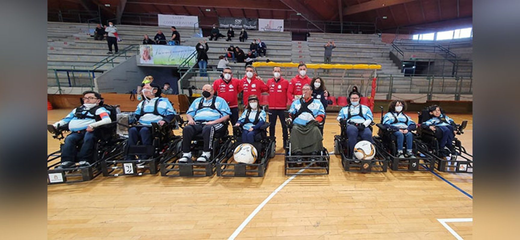 Larga vittoria in Salento all’esordio per la Oltre Sport nel campionato di  powerchair football
