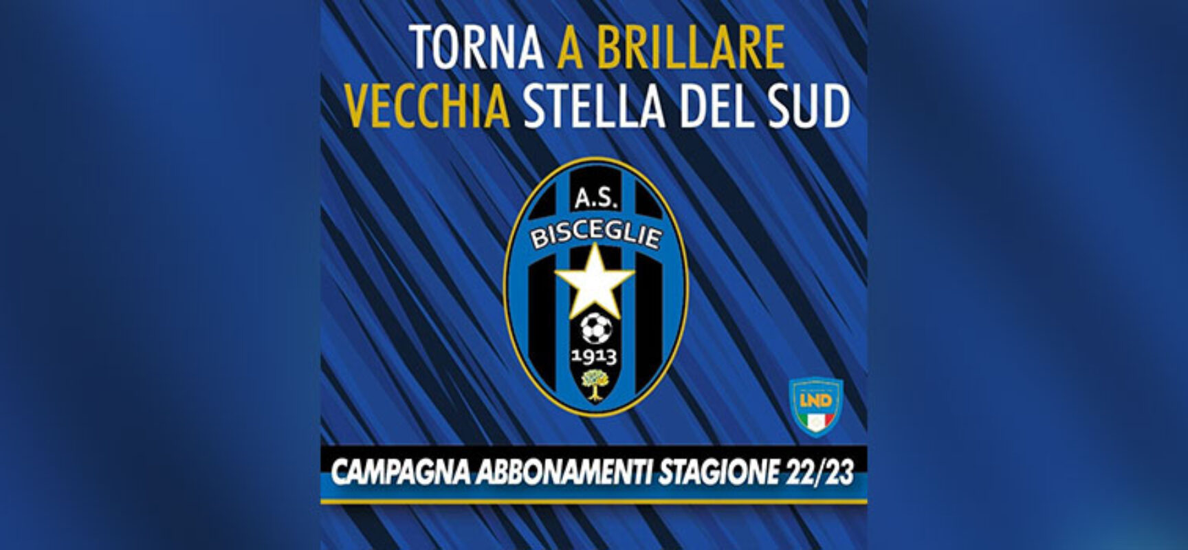 Partita la campagna abbonamenti del Bisceglie Calcio, COSTI e DETTAGLI