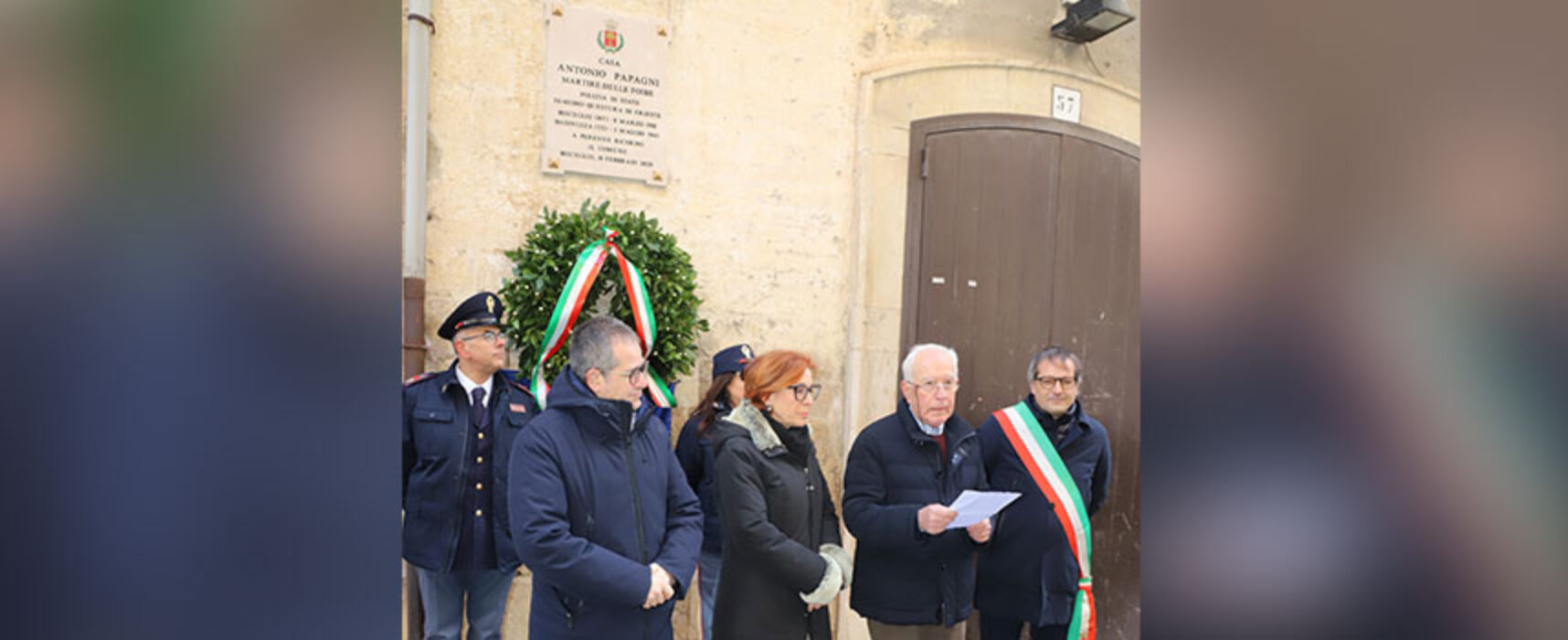 Bisceglie onora la memoria di Antonio Papagni, vittima del massacro delle Foibe / FOTO