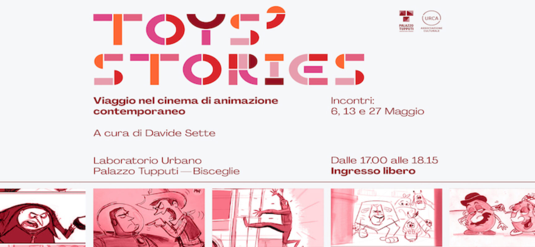 Toys’ Stories: al Laboratorio Urbano un ciclo di incontri sul cinema d’animazione contemporaneo
