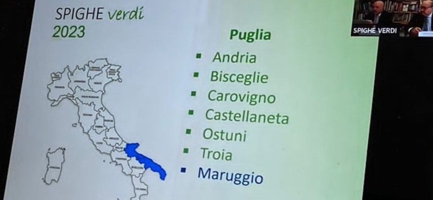 Bisceglie entra per il quarto anno consecutivo nel novero dei Comuni italiani Spighe Verdi