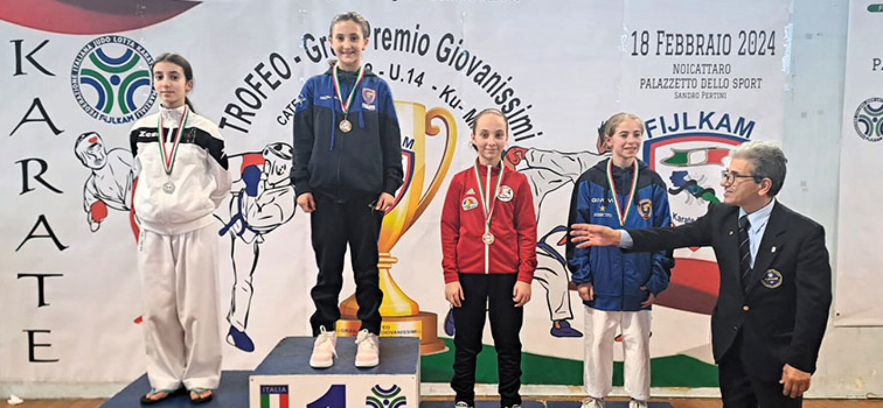 Madaglie di bronzo per i karateka biscegliesi in gara a Noicattaro