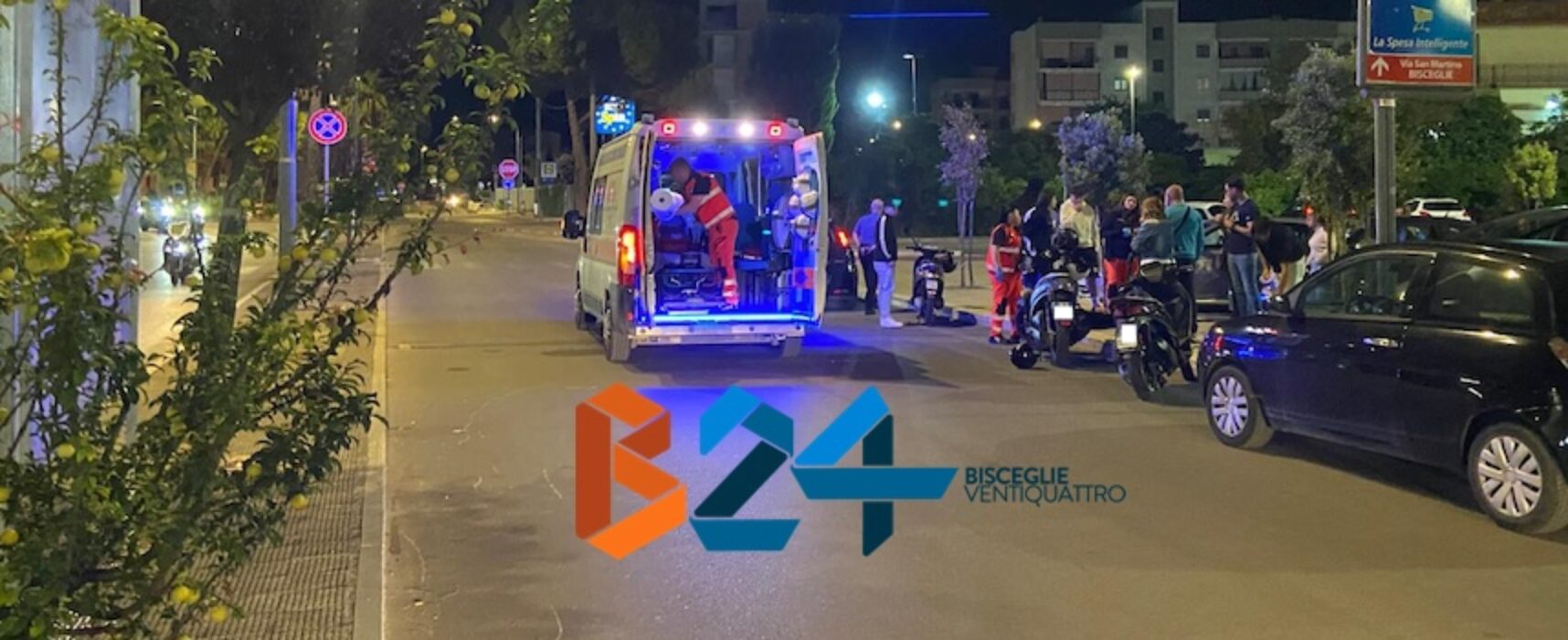 Uomo investito da scooter su via San Martino: due i feriti