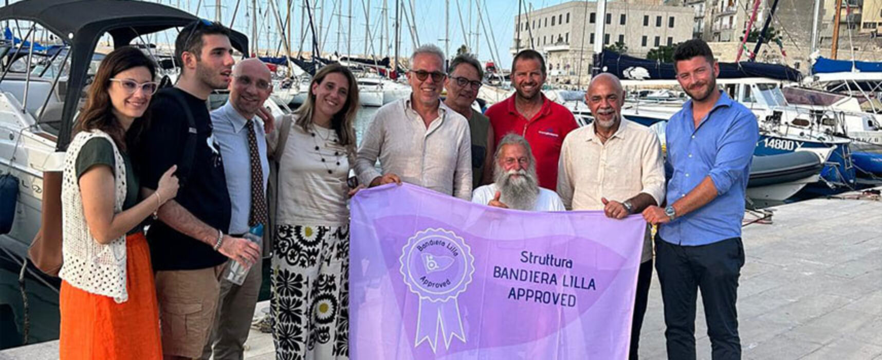 Seconda Bandiera Lilla consecutiva per il Porto Turistico di Bisceglie