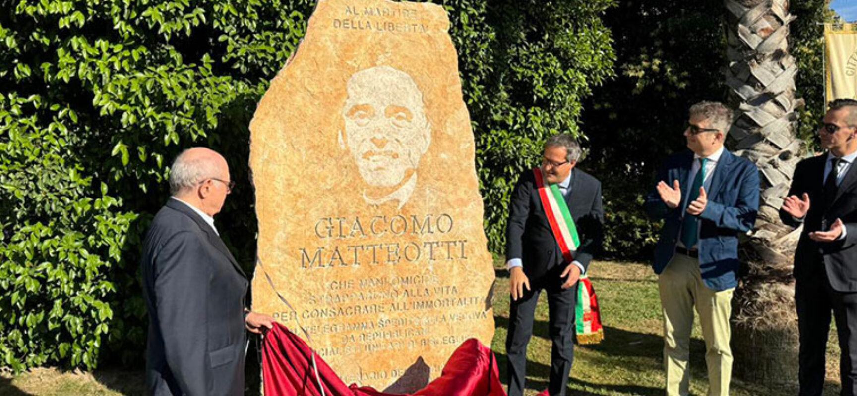 A Bisceglie inaugurata stele dedicata a Giacomo Matteotti