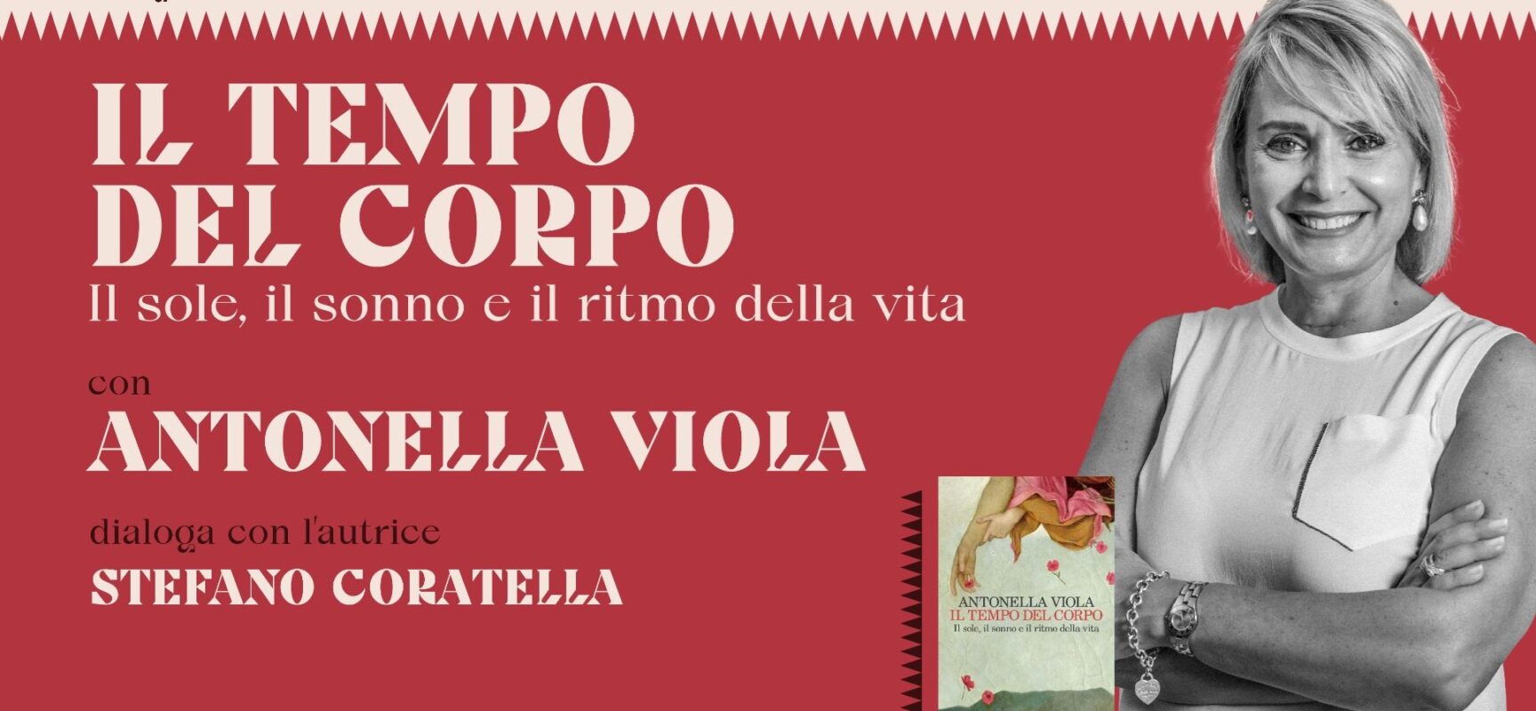 “Il tempo del corpo”, Antonella Viola presenta il suo libro alle Vecchie Segherie Mastrototaro