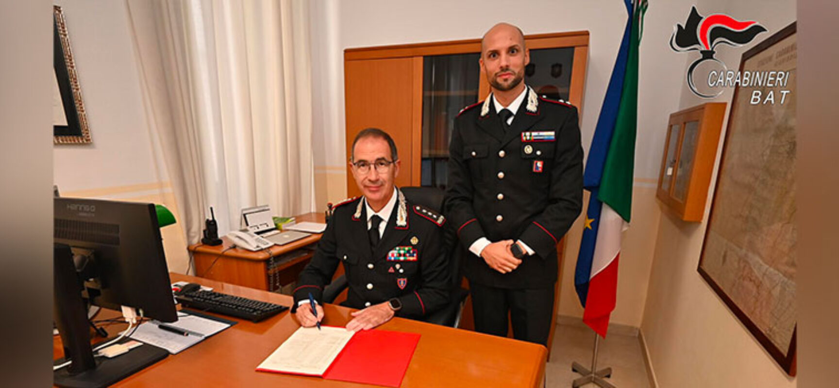 Il Comandante Interregionale dei Carabinieri in visita alla Tenenza di Bisceglie