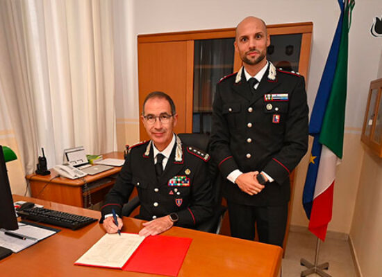 Il Comandante Interregionale dei Carabinieri in visita alla Tenenza di Bisceglie