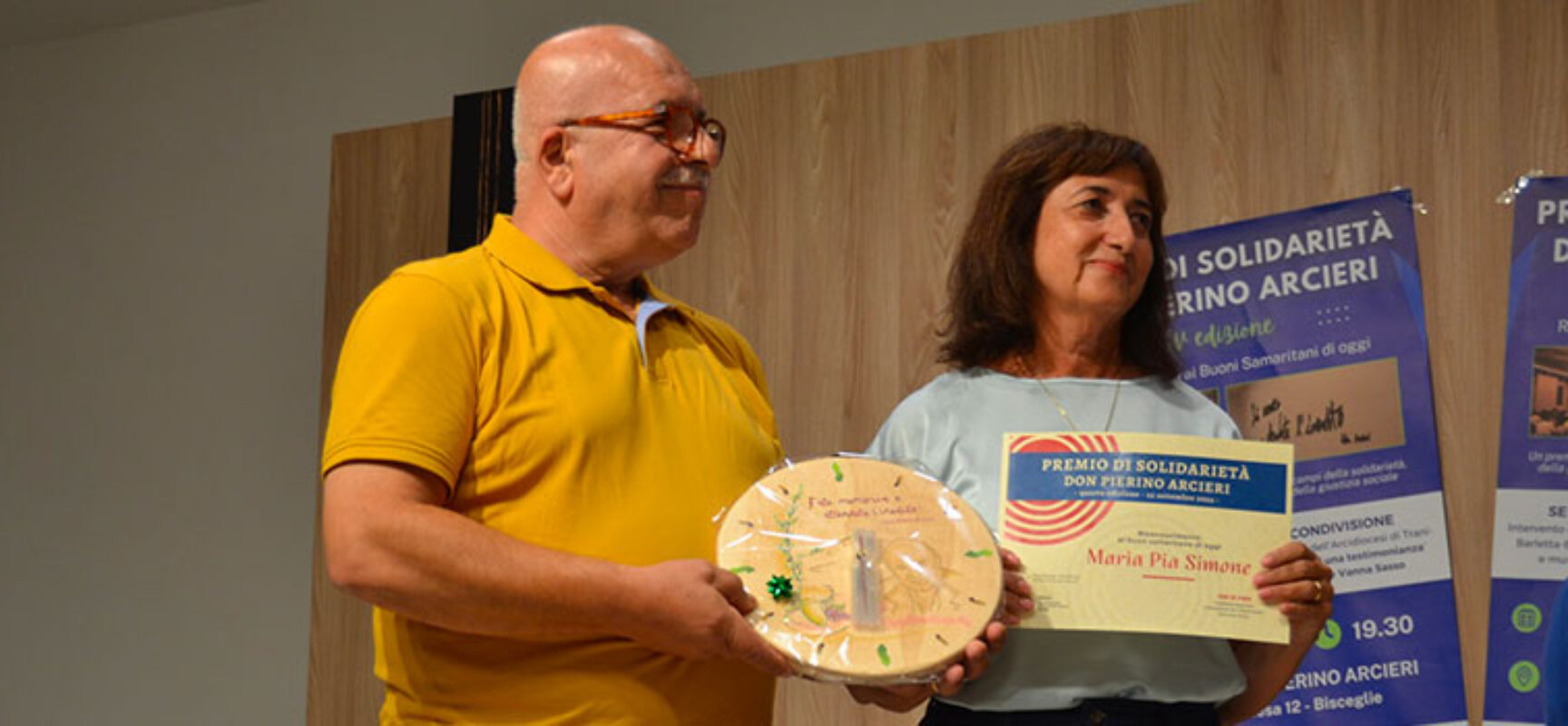 A Maria Pia Simone il Premio di Solidarietà don Pierino Arcieri 2024