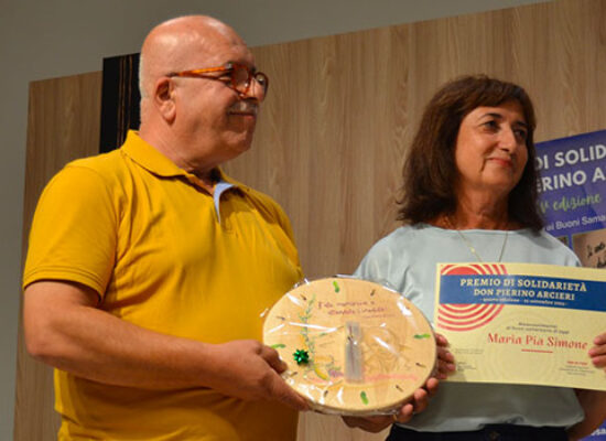 A Maria Pia Simone il Premio di Solidarietà don Pierino Arcieri 2024