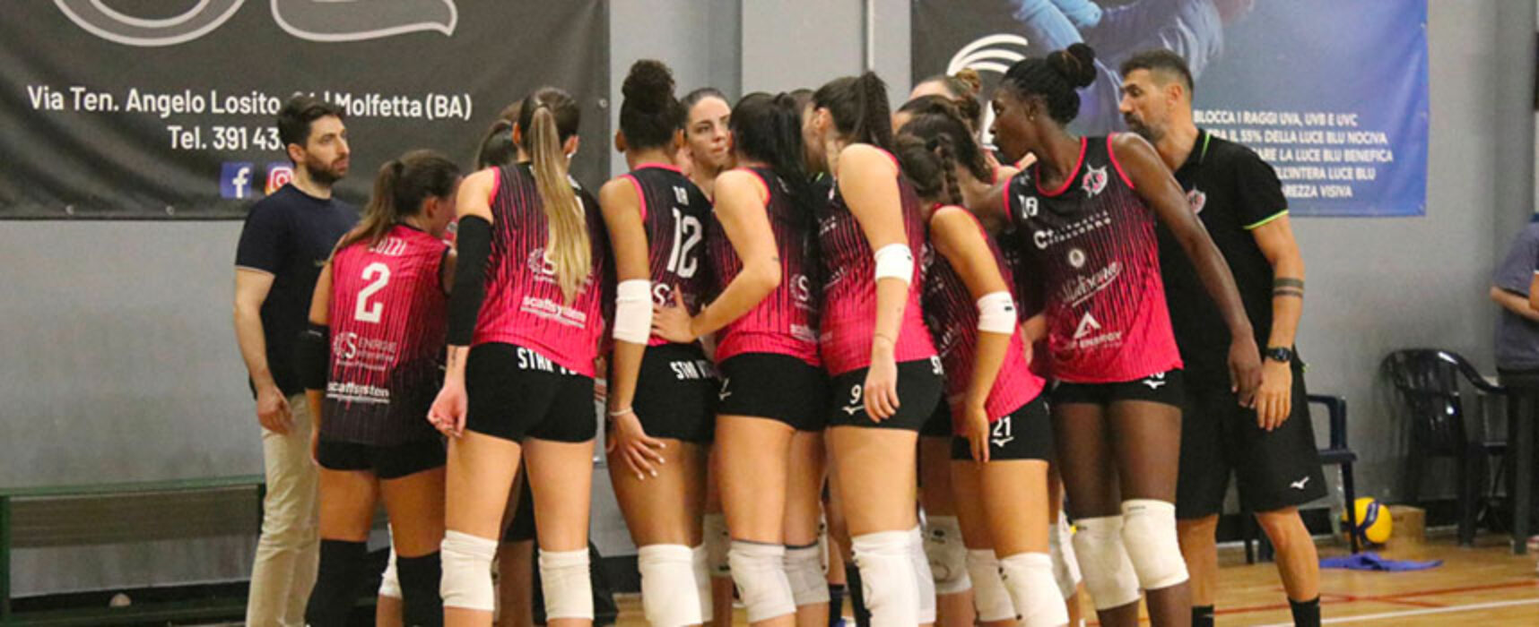 Star Volley perde in rimonta la sua prima assoluta in Serie B1