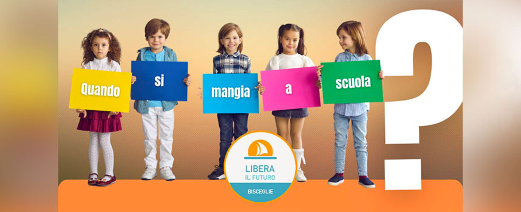 Libera il futuro su refezione scolastica, “Dove sono atti per garantire inizio servizio?”