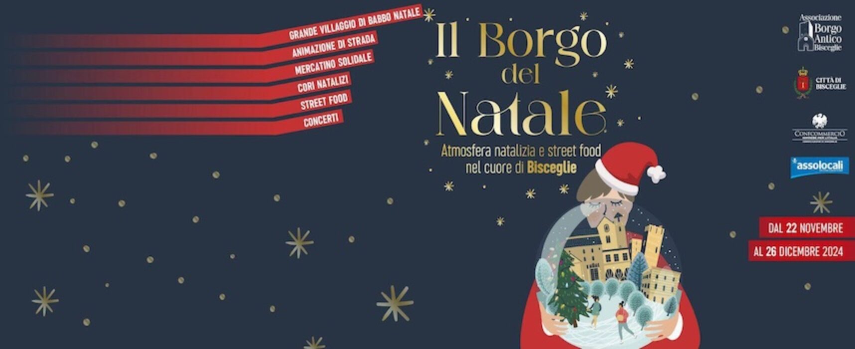 Torna il Borgo del Natale nel centro storico di Bisceglie