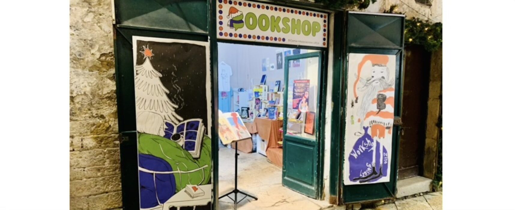 Il bookshop di Associazione URCA nel centro storico: workshop e tante idee per i regali di Natale