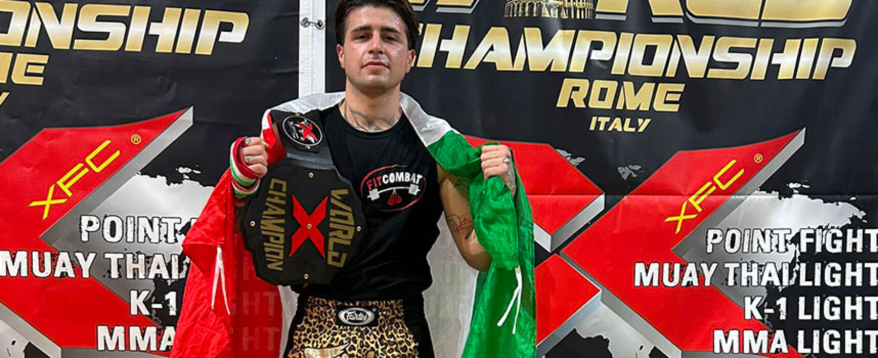 Prestazioni e risultati di livello per la palestra Fit Combat al mondiale XFC di Pomezia