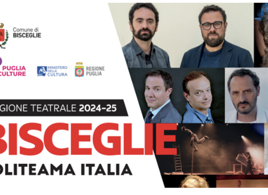 Annunciata la nuova stagione teatrale del Comune di Bisceglie / IL PROGRAMMA