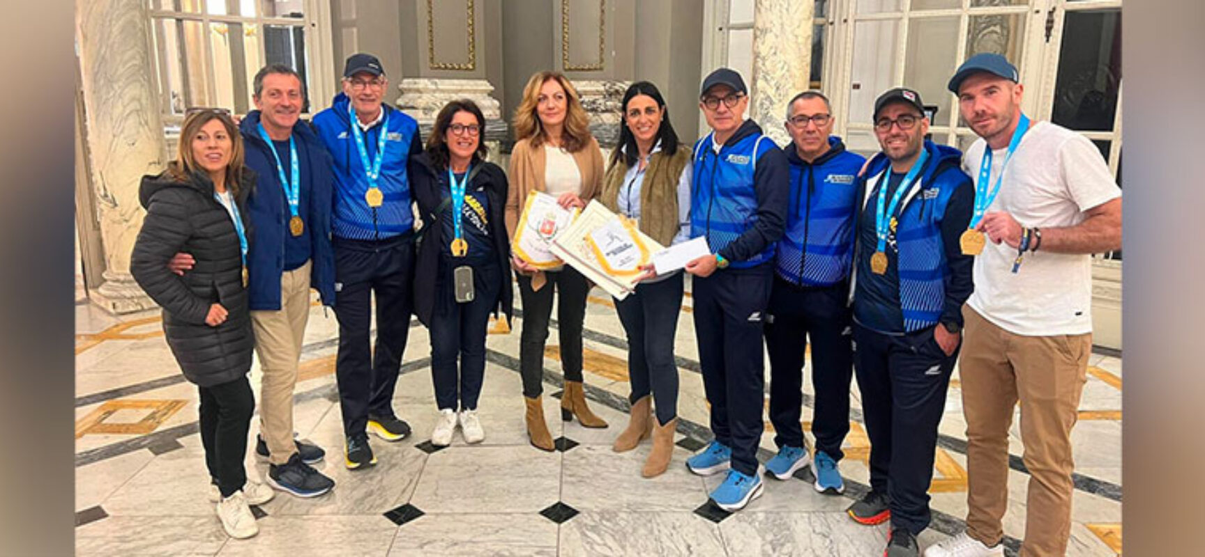 Bisceglie Running alla Maratona di Valencia, delegazione incontra Sindaco Català Verdet