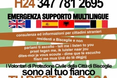 Supporto Lingue COVID utenza mobile